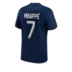 Herren Fußballbekleidung Paris Saint-Germain Kylian Mbappe #7 Heimtrikot 2022-23 Kurzarm